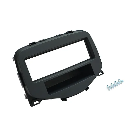 Toyota Aygo (2014-2022) Single DIN Car Stereo Fascia Adapter (ANTHRACITE)