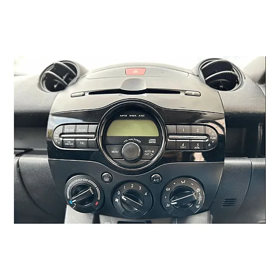 Mazda 2 DE (2007-2014) Single / Double DIN Car Stereo Fascia Adapter (MATT BLACK)
