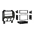 Mazda 2 DE (2007-2014) Single / Double DIN Car Stereo Fascia Adapter (MATT BLACK)