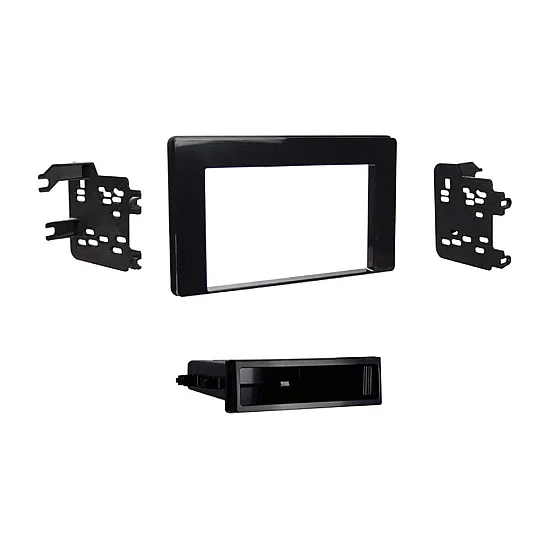 Toyota Auris 2015-2019 Single/Double DIN Car Stereo Fascia Adapter Panel (PIANO BLACK)