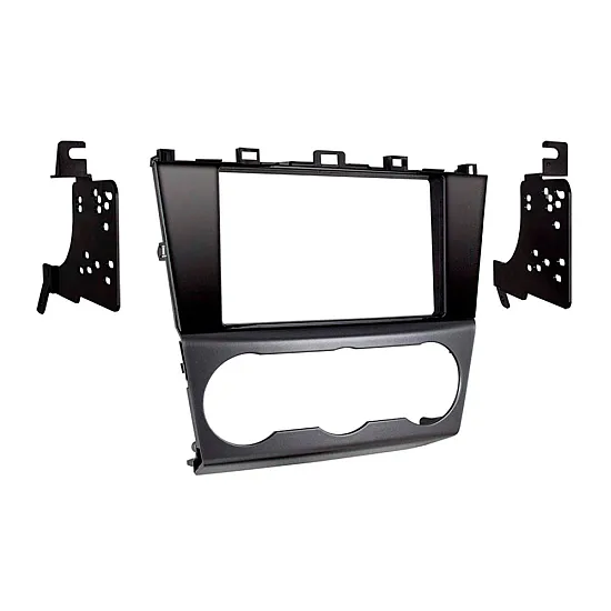 Subaru Impreza, XV (2015 Onwards) Double DIN Car Stereo Fascia Adapter (SILVER/GLOSS BLACK)