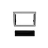 Porsche 911, Boxster, Cayman Single / Double DIN Car Stereo Fascia (GREY/ SILVER)