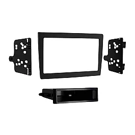 Porsche 911, Boxster, Cayman Single / Double DIN Car Stereo Fascia Adapter (MATT BLACK)