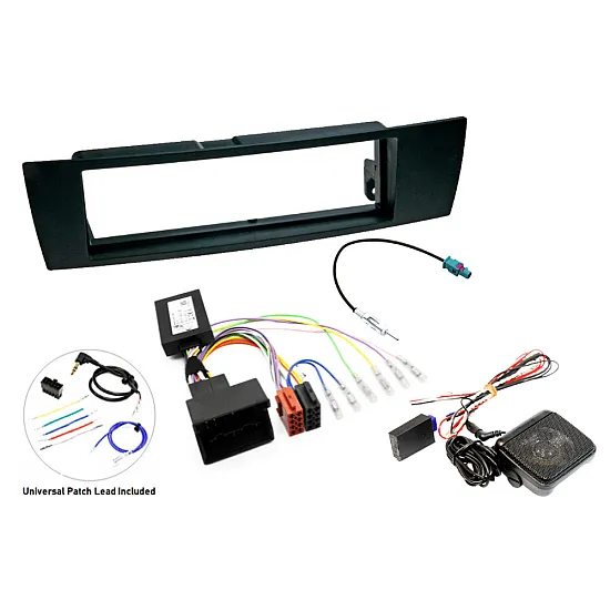BMW 1, 3 Series, Z4 Single DIN Car Stereo Fascia, SWC, PDC Upgrade Fitting Kit