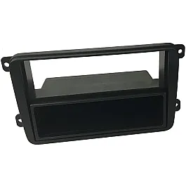 Seat Double Fakra Single DIN Car Stereo Upgrade Fascia, SWC Fitting Kit