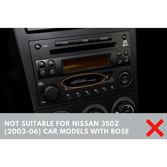 Nissan 350Z (2003-2005) Single / Double DIN Car Stereo Fitting Kit (STANDARD AUDIO) Nissan 350Z (2003-2005) Single / Double DIN Car Stereo Fitting Kit (STANDARD AUDIO)