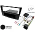 Holden Single DIN Car Stereo Fascia, SWC Fitting Kit (MATT BLACK/ ANTHRACITE)