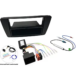 Skoda Octavia, Yeti Single DIN Car Stereo Fascia SWC Fitting Kit (Single Fakra)