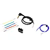 Skoda Octavia, Yeti Single DIN Car Stereo Fascia SWC Fitting Kit (Double Fakra)