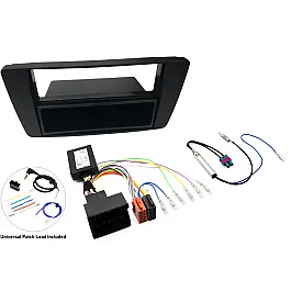 Skoda Octavia, Yeti Single DIN Car Stereo Fascia SWC Fitting Kit (Double Fakra)