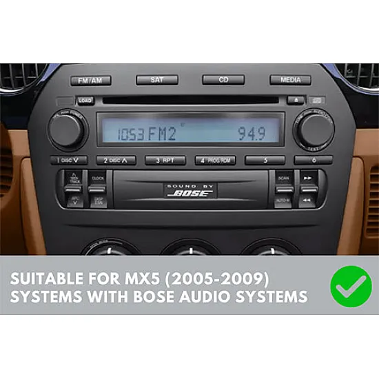 Mazda MX-5 (2005-2009) Single / Double DIN Car Stereo Fitting Kit (WITH SWC/ BOSE AUDIO)
