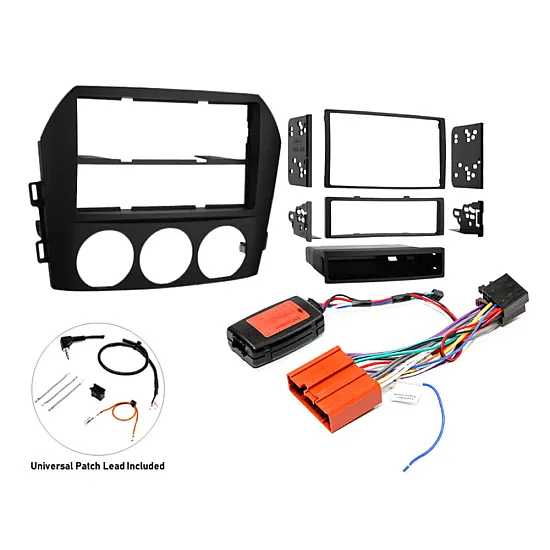 Mazda MX-5 (2005-2009) Single / Double DIN Car Stereo Fascia SWC Fitting Kit