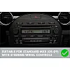 Mazda MX-5 (2005-2009) Single / Double DIN Car Stereo Fascia SWC Fitting Kit