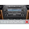 Mazda MX-5 (2005-2009) Single / Double DIN Car Stereo Fascia SWC Fitting Kit