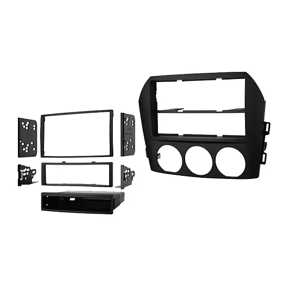 Mazda MX-5 (2005-2009) Single / Double DIN Car Stereo Fitting Kit (WITHOUT SWC)