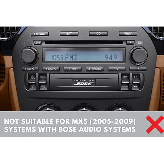 Mazda MX-5 (2005-2009) Single / Double DIN Car Stereo Fitting Kit (WITHOUT SWC)
