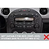 Mazda MX-5 (2005-2009) Single / Double DIN Car Stereo Fitting Kit (WITHOUT SWC)