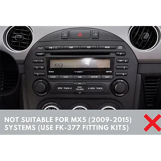 Mazda MX-5 (2005-2009) Single / Double DIN Car Stereo Fitting Kit (WITHOUT SWC)
