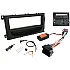 Ford (Oval Shape) Single DIN Car Stereo Upgrade Fitting Kit Black