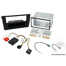 Porsche Cayenne (2003-2006) Single/ Double DIN Car Stereo Fitting Kit (STANDARD AUDIO)
