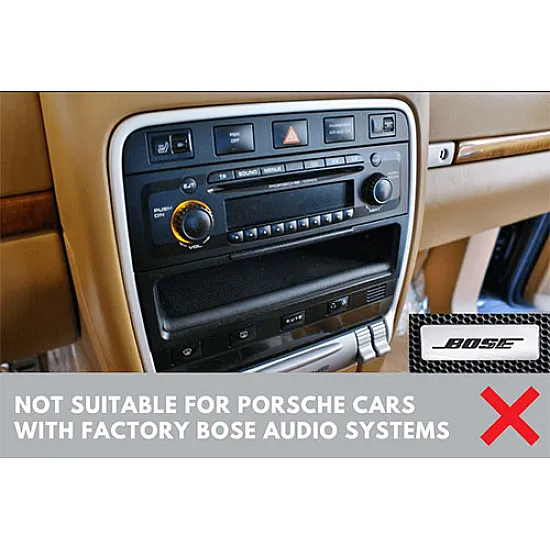 Porsche Cayenne (2003-2006) Single/ Double DIN Car Stereo Fitting Kit (STANDARD AUDIO)