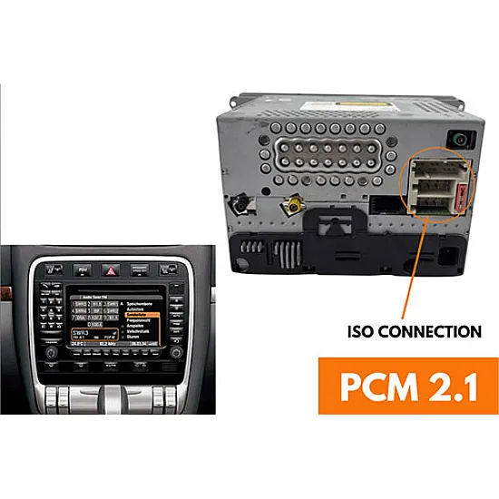 Porsche Cayenne (2003-2006) Single/ Double DIN Car Stereo Fitting Kit (STANDARD AUDIO)