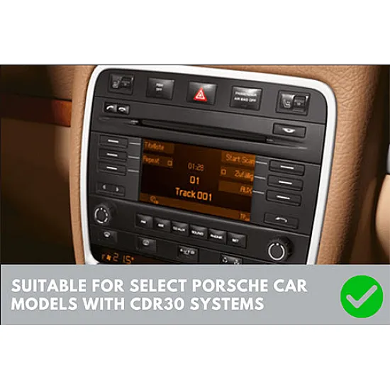 Porsche Cayenne (2007-2009) Single/ Double DIN Car Stereo Fitting Kit (CDR30/ PCM3.0/ STANDARD AUDIO)