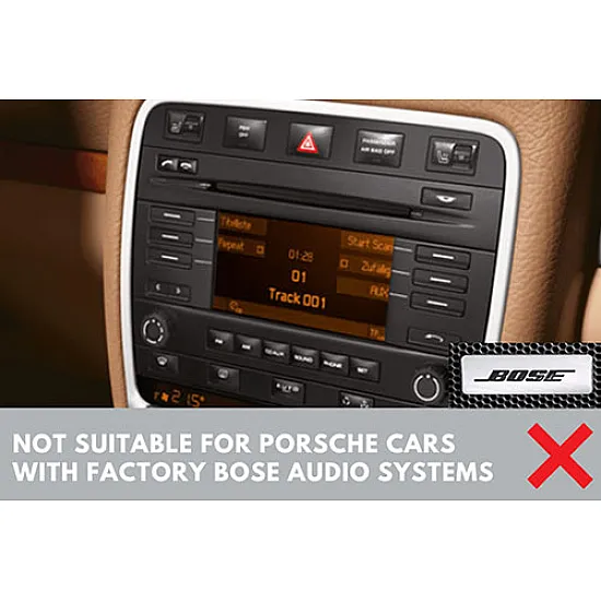 Porsche Cayenne (2007-2009) Single/ Double DIN Car Stereo Fitting Kit (CDR30/ PCM3.0/ STANDARD AUDIO)