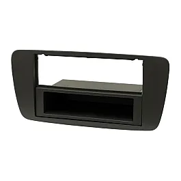 Seat Ibiza (2014-2017) Single/ Double DIN Car Stereo Upgrade Fitting Kit (MATT BLACK / Heated Seats)