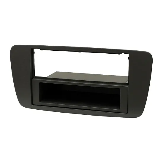 Seat Ibiza (2014-2017) Single/ Double DIN Car Stereo Upgrade Fitting Kit (MATT BLACK / Heated Seats)