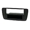 Seat Ibiza (2014-17) Single/ Double DIN Car Stereo Upgrade Fitting Kit (METALLIC BLACK / HEATED SEATS)