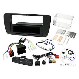 Seat Ibiza (2014-2017) Single/Double DIN Car Stereo Upgrade Fitting Kit (METALLIC BLACK)