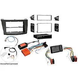 Mazda 3 (2009-2013) Single/ Double DIN Car Stereo Fascia SWC Fitting Kit (BOSE AUDIO)