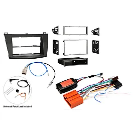 Mazda 3 (2009-2013) Single/ Double DIN Car Stereo Fascia SWC Fitting Kit