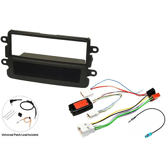 Dacia Duster Dokker Lodgy Logan Sandero Single DIN Car Stereo SWC Fitting Kit