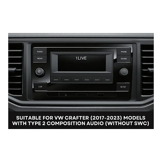 MAN TGE (2017-2023) Single DIN Car Stereo Fitting Kit (Composition Audio) MAN TGE (2017-2023) Single DIN Car Stereo Fitting Kit (Composition Audio)