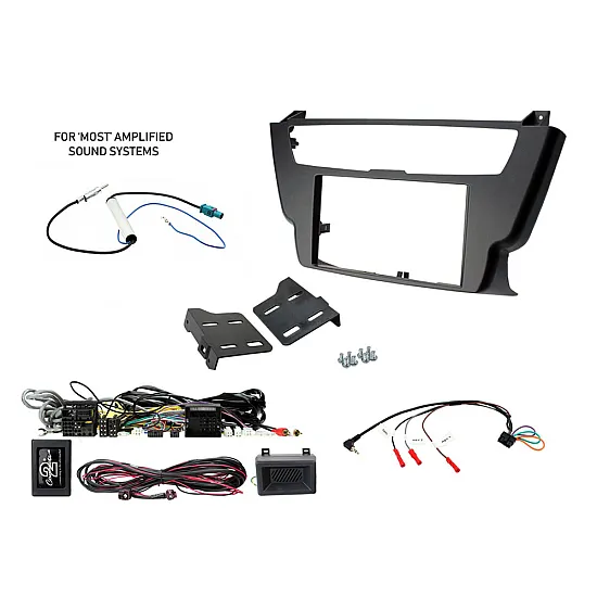 BMW 3,4 Series (2012-2020) Amplified System Double DIN Car Stereo Upgrade Fitting Kit