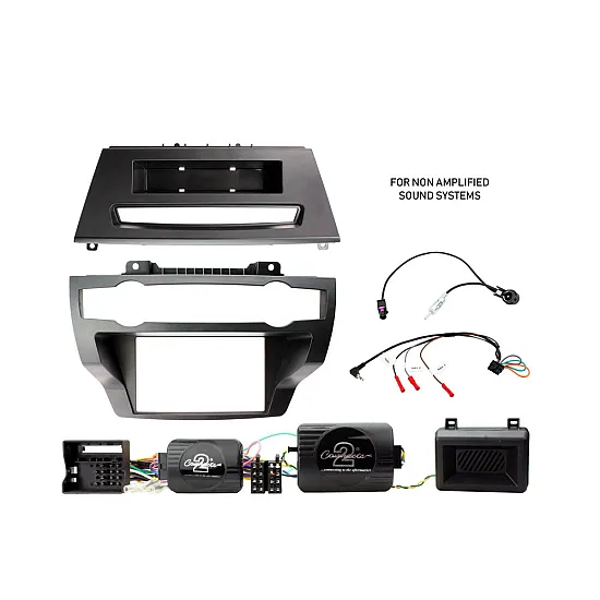 BMW X5/X6 (2007-2014) Double DIN Car Stereo Upgrade Fitting Kit (NON-AMPLIFIED MODELS)