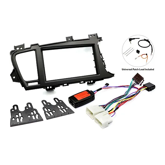 Kia Optima (2010-2014) Double DIN Car Stereo Upgrade Fitting Kit (STANDARD AUDIO)