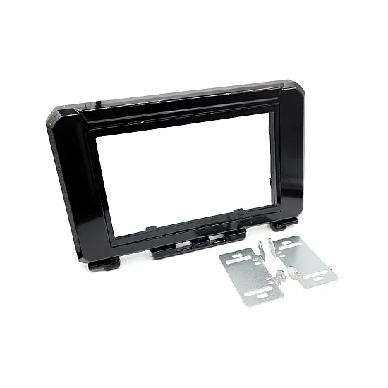 Suzuki Jimny (2018 Onwards) Double DIN Car Stereo Upgrade Fitting Kit with SWC (GLOSS BLACK)