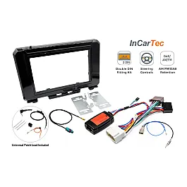 Suzuki Jimny (2018 Onwards) Double DIN Car Stereo Fascia, SWC Upgrade Fitting Kit