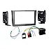 Vauxhall Double DIN Car Stereo Upgrade Fitting Kit With CAN Ignition Charcoal Metallic