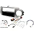 Toyota Yaris (2017-2020) Single DIN Car Stereo Upgrade Fitting Kit (SILVER)