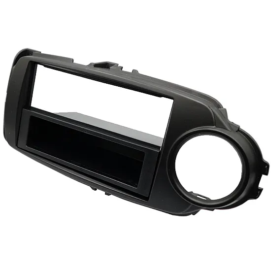 Toyota Yaris (2017-2020) Single DIN Car Stereo Upgrade Fitting Kit (MATT BLACK)