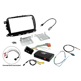 Abarth/ Fiat 500 (2016-2021) Double DIN Car Stereo Upgrade Fitting Kit (Uconnect 5 Inch)