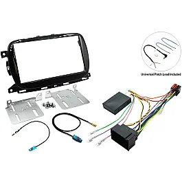Abarth, Fiat 500 (2016-2021) Double DIN Car Stereo Upgrade Fitting Kit (STANDARD RADIO)