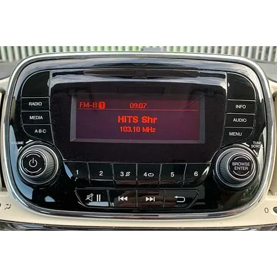 Abarth, Fiat 500 (2016-2021) Double DIN Car Stereo Upgrade Fitting Kit (STANDARD RADIO)