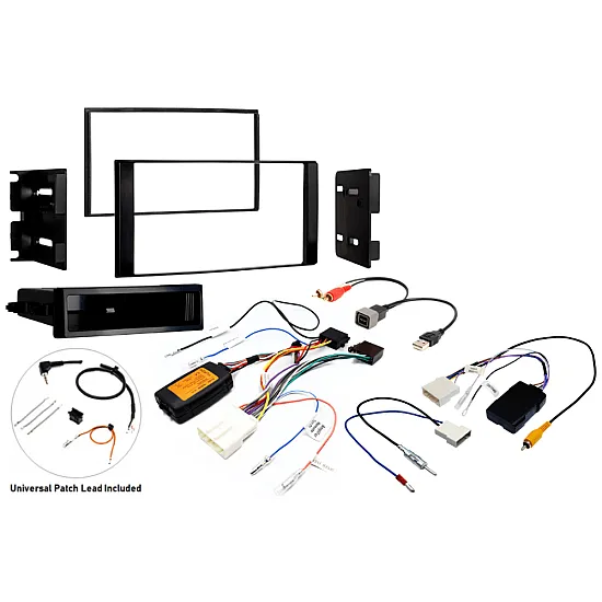 Nissan NV200 (2010-2019) Double DIN Car Stereo Upgrade Fitting Kit (SWC AND CAMERA RETENTION) Nissan NV200 (2010-2019) Double DIN Car Stereo Upgrade Fitting Kit (SWC AND CAMERA RETENTION)