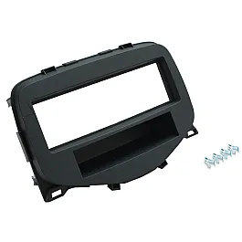 Peugeot 108 (2014-2021) Single DIN Car Stereo Fitting Kit (WITH SWC) ANTHRACITE
