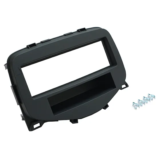 Toyota Aygo (2014-2022) Single DIN Car Stereo Fitting Kit (WITH SWC) ANTHRACITE Toyota Aygo (2014-2022) Single DIN Car Stereo Fitting Kit (WITH SWC) ANTHRACITE